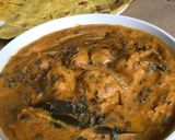 A picture of step 9 of Mushroom Tikka masala.