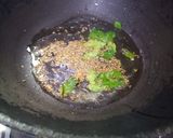 A picture of step 2 of Achari aloo.