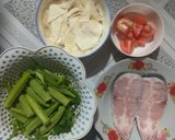 Hình bước làm 2 của món Canh chua măng cá hú ♥️+♥️cá hú áp chảo