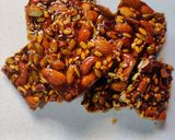 A picture of step 12 of Dry Fruit Brittles Chikki.