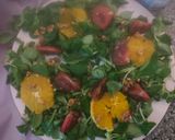 Foto del paso 2 de la receta: Ensalada de canónigos, burrata y vinagreta de miel