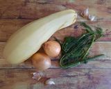 Glutén-, tej- és tojásmentes kapros tökfőzelék recept fázis 1 fotója
