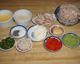A picture of step 1 of Crab Choripán.