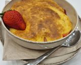 Marcipános sült eper, eper gratin recept fázis 9 fotója