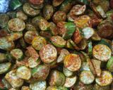 A picture of step 1 of Ivy gourd fry.