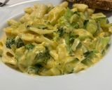A picture of step 5 of Macaroni with Broccoli, Zucchini, and Cream 🥦🥒 + 🧀🥛.