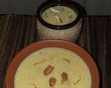 Kashmiri kong phirni(suji kesar phirni) recipe step 5 photo
