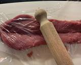 Prosciutto wrapped pork fillet with chorizo stuffing recipe step 10 photo