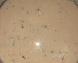 A picture of step 3 of Semolina pancake with chicken and offal pepper soup.