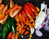 Foto langkah ke 2 dari resep Tumis Terong Cabe Tomat.