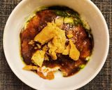 A picture of step 4 of Aloo Tikki Chaat.