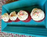 Foto langkah ke 10 dari resep Red velvet cupcake with cream cheese frosting 😉.