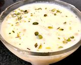 A picture of step 5 of Sabudana kheer (for fast).