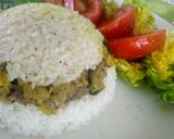 Foto del paso 10 de la receta: Arroz blanco con berenjenas, carne y un toque de curry