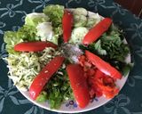 Une image de l'étape 2 de Salade composée aux légumes d été.