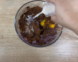 A picture of step 2 of Clean Purple Sweet Potato Brownies with Rich Cocoa, Low Sugar, 93kcal/piece, Weight Loss Dessert.