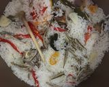 Foto langkah ke 2 dari resep Nasi Liwet Teri Ricecooker.