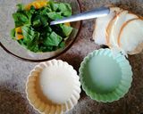 Foto del paso 1 de la receta: Huevos gratinados en freidora de aire 🍳🧀🌿