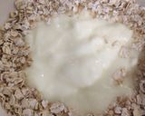 Foto del paso 3 de la receta: Desayuno/merienda fit. Yogur, avena y melocotón