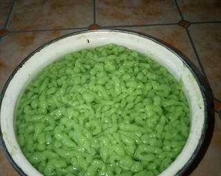 Cendol tepung beras aroma pandan - Step 4