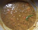 A picture of step 5 of Masoor Dal curry.