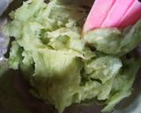 Foto langkah ke 1 dari resep Gabin Isi Vla Susu Pandan Kukus Simple.