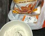 Hình bước làm 1 của món Pizza bằng nồi chiên không dầu