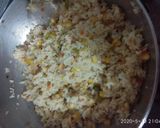 A picture of step 3 of Corn fried Rice.
