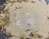 A picture of step 5 of Pasta with Eggplant Cream and Crispy Guanciale.
