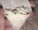 A picture of step 2 of Mini Chicken cheese samosas.