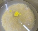 A picture of step 1 of Ven Pongal.