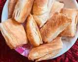 A picture of step 10 of Homemade khari biscuit with homemade puff pastry sheet.