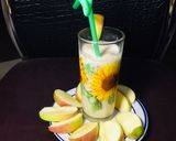 A picture of step 3 of Apple & banana smoothie🍎🍏.