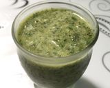 Foto langkah ke 4 dari resep Green smoothie (bayam, red oak leaf, nanas) u/ diet.