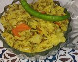 A picture of step 4 of Green Gram (moong daal vegetable khichdi) recipe 💚.