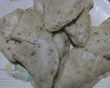 A picture of step 9 of Layered mathri.