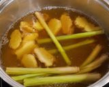 Foto langkah ke 3 dari resep Wedang Jahe Serai dan Jeruk Nipis.