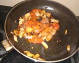 A picture of step 3 of Kadai Paneer.