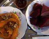 عکس مرحله 5 از دستور دسر کدو حلوایی درهواپز😋😋😋😋