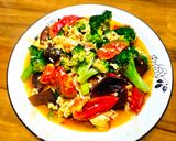 黑柿西蘭花炒雞蛋（創意料理）的食譜步驟2照片