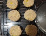 A picture of step 4 of Grilled veg corn cutlet with bread butter.