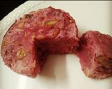 A picture of step 3 of Beetroot & Berry Icecream.