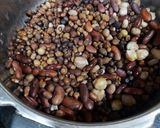 A picture of step 1 of Masala misal.