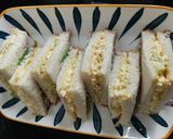 Gambar langkah 3 resipi Sandwich Telur Creamy.