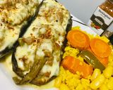 Foto del paso 5 de la receta: 🍆BERENJENAS🍆 RELLENAS DE CARNE PICADA🍆