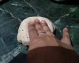 A picture of step 7 of Sabudana minty flavour samosa.