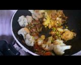 फूलगोभी मटर टमाटर सब्जी(Phoolgobhi matar tamatar ki sabzi recipe in Hindi) रेसिपी चरण 10 फोटो