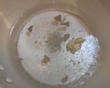 A picture of step 3 of Kashmiri kahwa Tea.