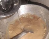 A picture of step 2 of Singhada aata Katli.