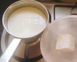 A picture of step 2 of Paneer kheer.